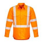 Mens Hi Vis X Back Taped Shirt