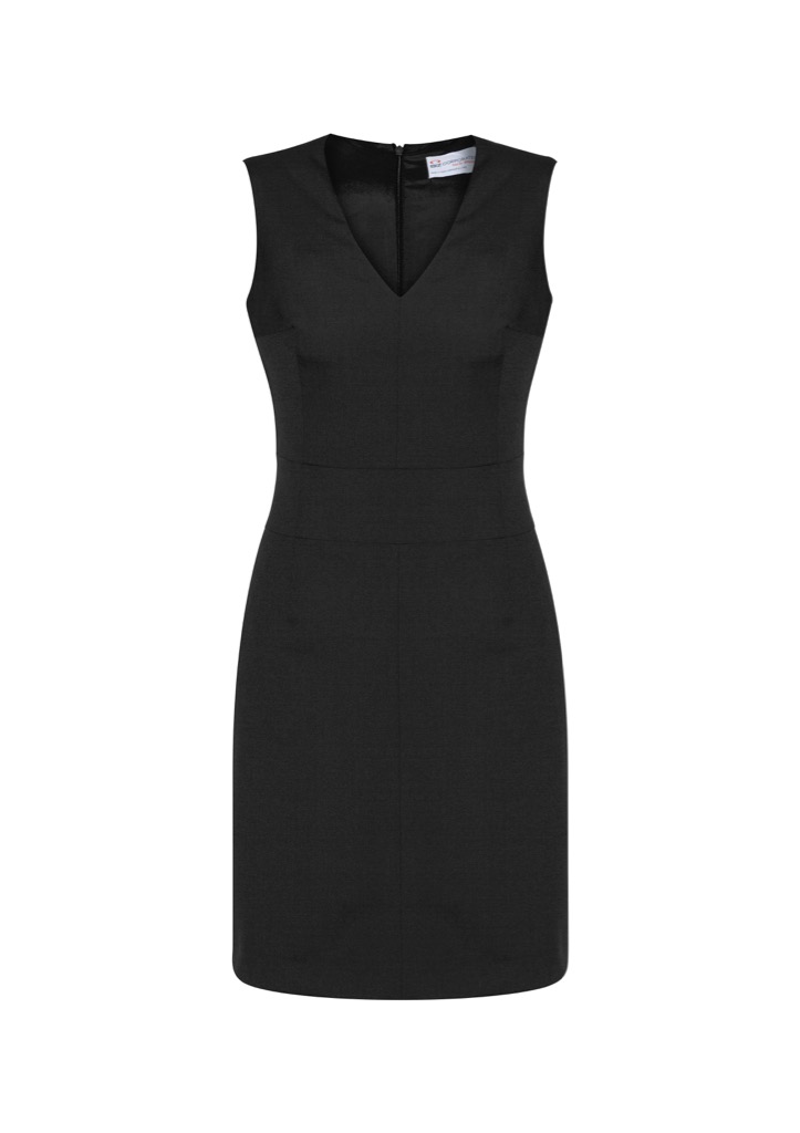 Ladies Sleeveless V Neck Dress