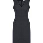 Ladies Sleeveless V Neck Dress