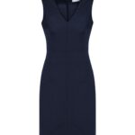 Ladies Sleeveless V Neck Dress