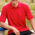 Mens S/S Pique Polo