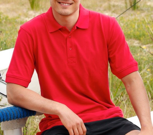 Mens S/S Pique Polo