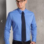 Mens L/S Teflon Business Shirt
