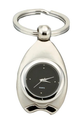 Clock Key Ring Metal