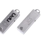 Metal swivel flash drive