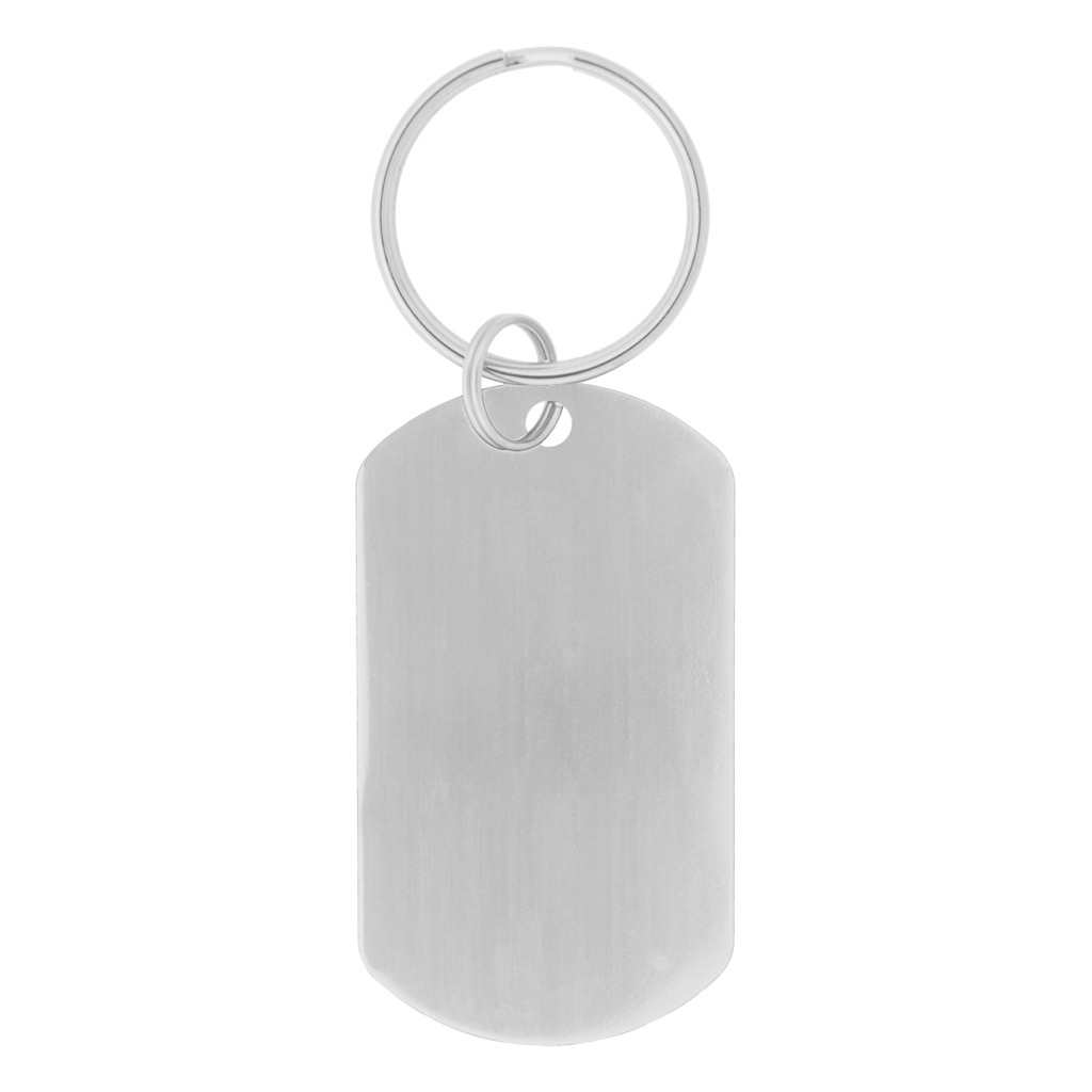 Dog Tag Keychain