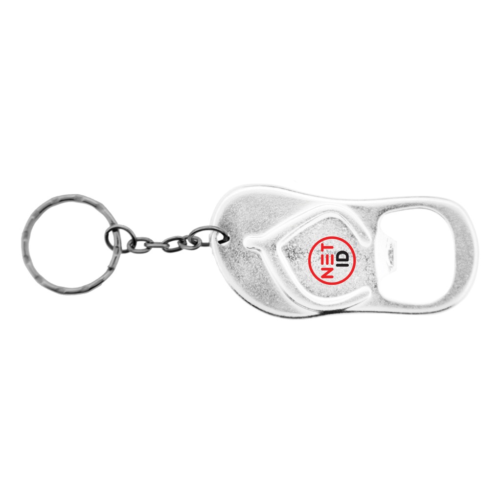 Sandal Shaped Bottle Opener Keychain