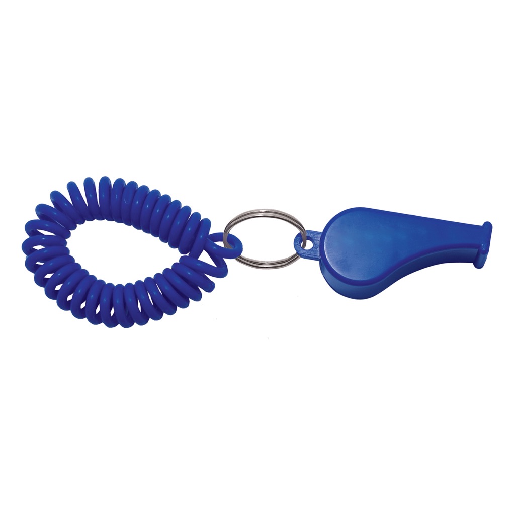 Whistle Coil Key Chain