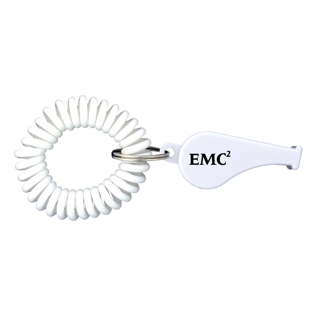 Whistle Coil Key Chain