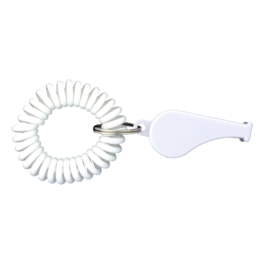 Whistle Coil Key Chain