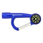 Flashlight Carabiners with Compass