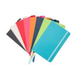 Notebook A5 Size 192 Creamed Lined Pages And Expandable Pocket With Elastic Enclosure Best Value Notebook
