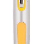 Plastic Pen Click Action Silver Barrel And Coloured Rubber Trim Scribble