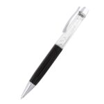 Pen Metal With Crystals Inside Barrel Crystal