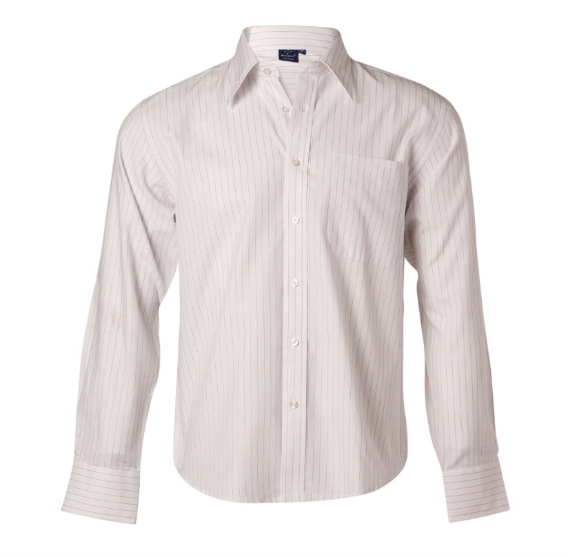Mens L/S Stripe Shirt