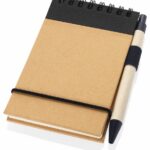 Notebook A6 Size Made From Recycled Paper With Pen 80 Pages