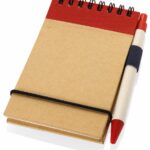 Notebook A6 Size Made From Recycled Paper With Pen 80 Pages