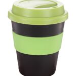 Coffee Cup / Mug11oz/320ml Plastic Karma Kup Plastic Aura Lid Reusable