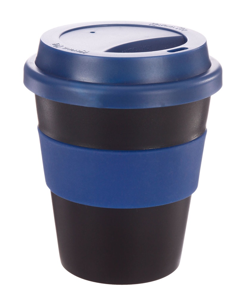 Coffee Cup / Mug11oz/320ml Plastic Karma Kup Plastic Aura Lid Reusable