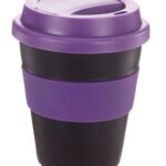 Coffee Cup / Mug11oz/320ml Plastic Karma Kup Plastic Aura Lid Reusable