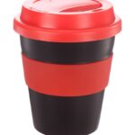 Coffee Cup / Mug11oz/320ml Plastic Karma Kup Plastic Aura Lid Reusable