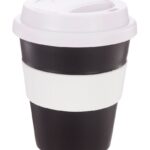 Coffee Cup / Mug11oz/320ml Plastic Karma Kup Plastic Aura Lid Reusable