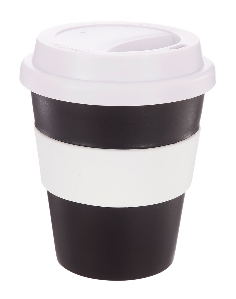 Coffee Cup / Mug11oz/320ml Plastic Karma Kup Plastic Aura Lid Reusable