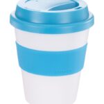 Coffee Cup / Mug11oz/320ml Plastic Karma Kup Plastic Aura Lid Reusable