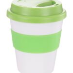 Coffee Cup / Mug11oz/320ml Plastic Karma Kup Plastic Aura Lid Reusable