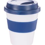 Coffee Cup / Mug11oz/320ml Plastic Karma Kup Plastic Aura Lid Reusable