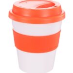 Coffee Cup / Mug11oz/320ml Plastic Karma Kup Plastic Aura Lid Reusable