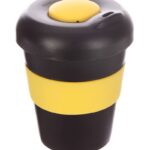 Coffee Cup / Mug 11oz/320ml Plastic Karma Kup Profile Lid Reusable Eco Friendly