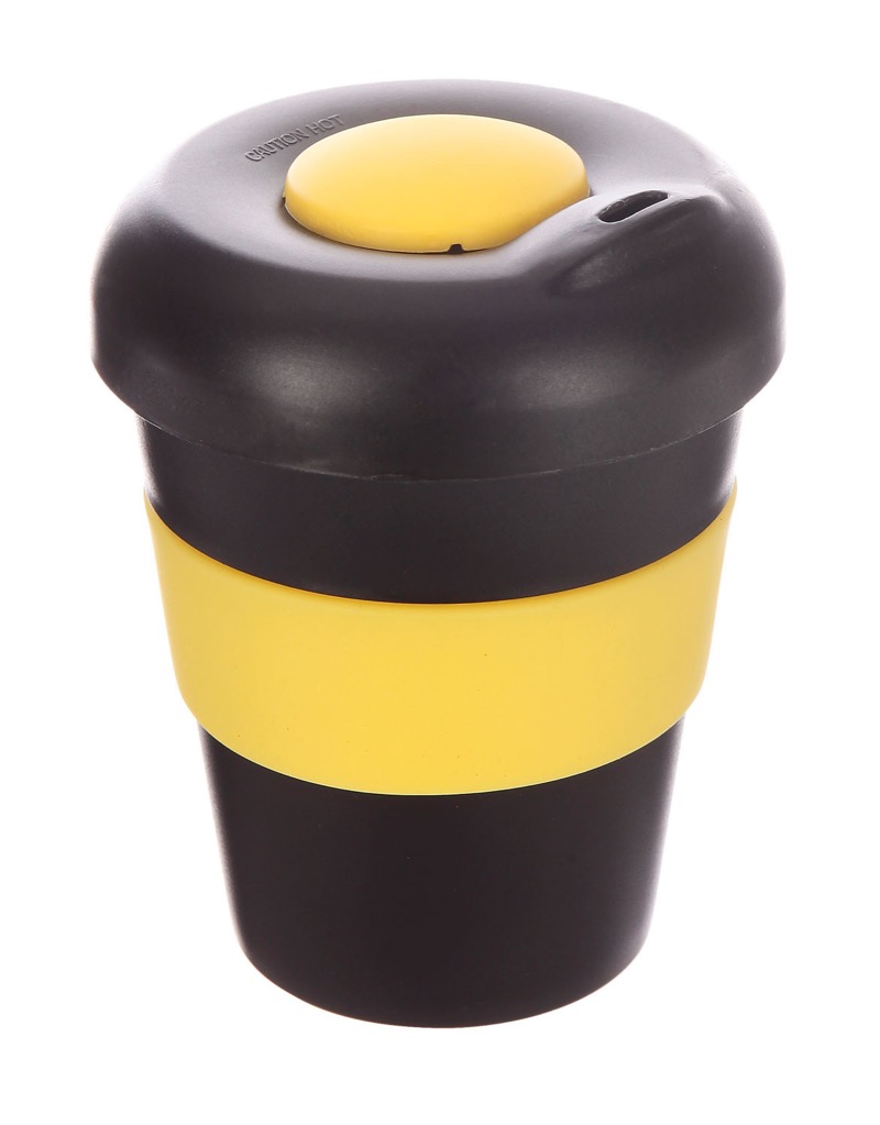 Coffee Cup / Mug 11oz/320ml Plastic Karma Kup Profile Lid Reusable Eco Friendly