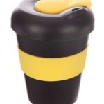 Coffee Cup / Mug 11oz/320ml Plastic Karma Kup Profile Lid Reusable Eco Friendly
