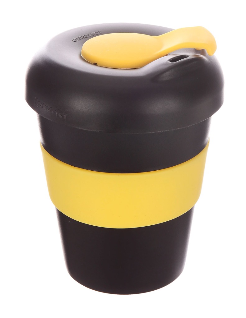 Coffee Cup / Mug 11oz/320ml Plastic Karma Kup Profile Lid Reusable Eco Friendly