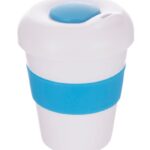 Coffee Cup / Mug 11oz/320ml Plastic Karma Kup Profile Lid Reusable Eco Friendly