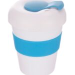 Coffee Cup / Mug 11oz/320ml Plastic Karma Kup Profile Lid Reusable Eco Friendly
