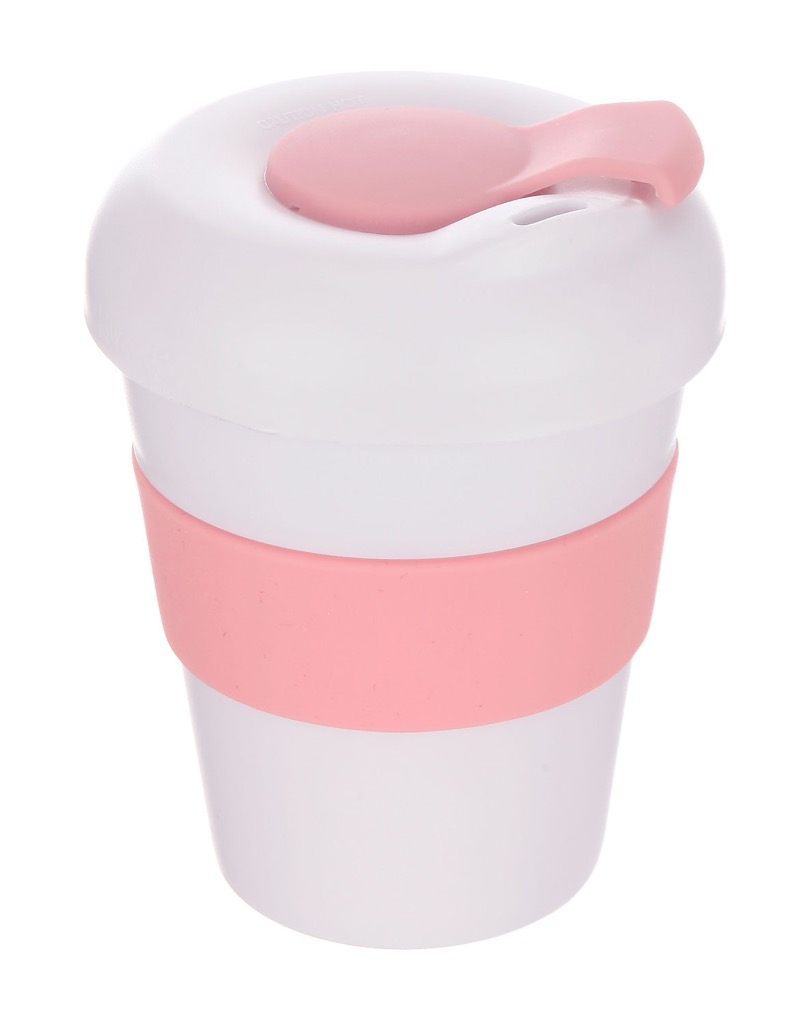 Coffee Cup / Mug 11oz/320ml Plastic Karma Kup Profile Lid Reusable Eco Friendly