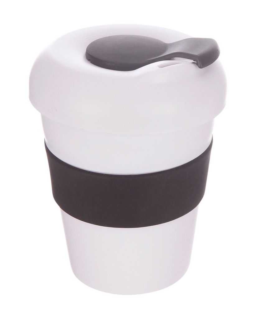 Coffee Cup / Mug 11oz/320ml Plastic Karma Kup Profile Lid Reusable Eco Friendly
