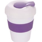 Coffee Cup / Mug 11oz/320ml Plastic Karma Kup Profile Lid Reusable Eco Friendly