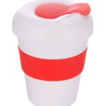 Coffee Cup / Mug 11oz/320ml Plastic Karma Kup Profile Lid Reusable Eco Friendly