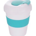 Coffee Cup / Mug 11oz/320ml Plastic Karma Kup Profile Lid Reusable Eco Friendly