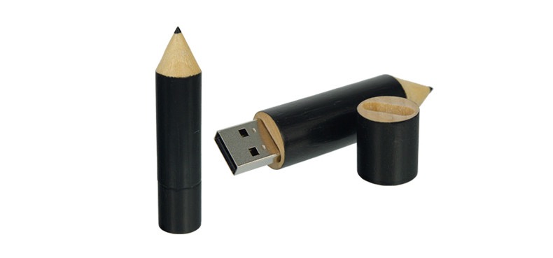 Usb Pencil In Wood With Magnetic Closure (Factory Direct Moq)