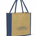 Jute Panelled Carry-All