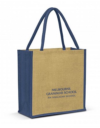 Jute Panelled Carry-All