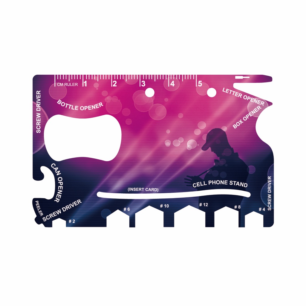 Full Colour Print Card-Sized Multi-Tool