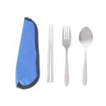 3 Piece Stainless Steel Travel Utensils Set