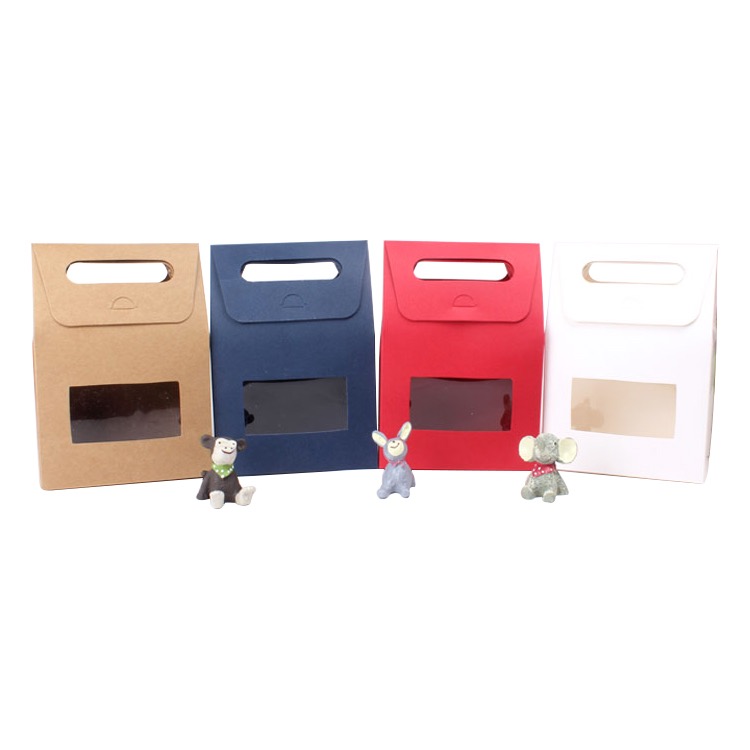 Die Cut Handle Bag With Window