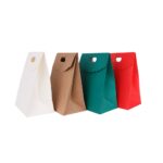 Die Cut Handle Bag With Flap
