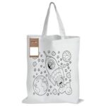 Colouring Short Handle Cotton Bag & Pencils